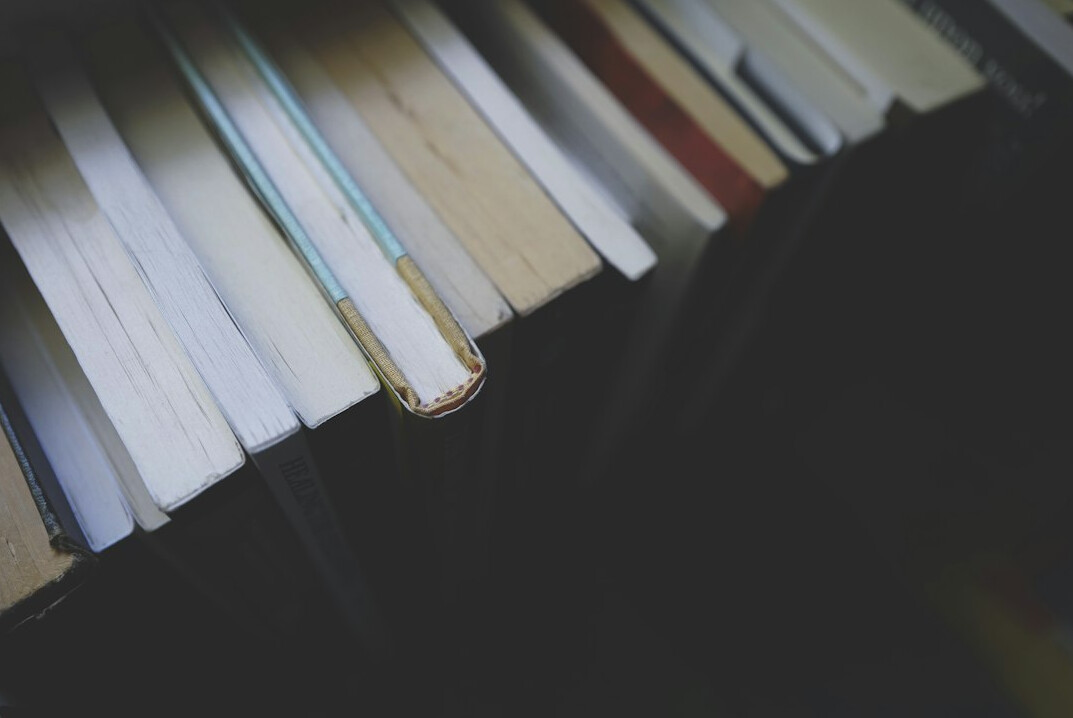 open book with shadows